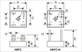 Puente de Diodos KBPC2506 25 A 600 V