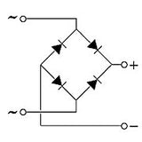 Puente de Diodos 2W10 2 A 1000 V