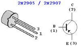 Transistor 2N2905A Pequeña Señal