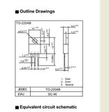 Transistor 2SK1943 Mosfet TO220 CH-N 900 V 5 A