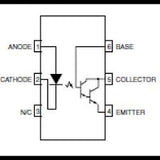 Optoacoplador 4N32 Salida Darlington