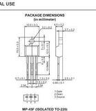 Transistor 2SK2723 Mosfet TO220 CH-N 60 V 25 A