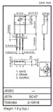 Transistor 2SK2543 Mosfet TO220 CH-N 500 V 8 A