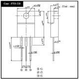 Transistor 2SK2564 Mosfet TO220 CH-N 600 V 8 A