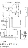 Transistor 2SK2698 Mosfet Potencia CH-N 500 V 15 A