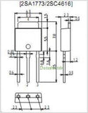 Transistor 2SA1773 Pequeña Señal