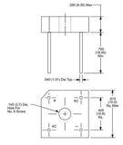 Puente de Diodos KBPC808 8 A 800 V