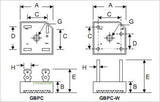 Puente de Diodos GBPC5008 50 A 800 V