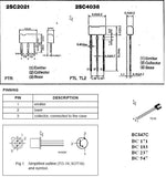 Transistor 2SC2021 Pequeña Señal