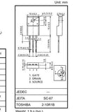 Transistor 2SK2662 Mosfet TO220 CH-N 500 V 5 A