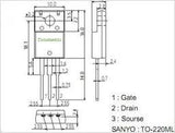 Transistor 2SK1419 Mosfet TO220 CH-N 60 V 15 A