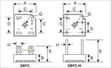 Puente de Diodos GBPC3508W 35 A 800 V