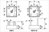 Puente de Diodos KBPC3508 35 A 800 V