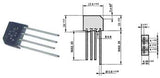 Puente de Diodos  KBL410 4 A 1000 V