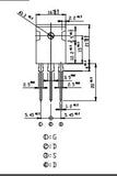 Transistor 2SK2189 Mosfet Potencia CH-N 500 V 10 A