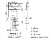 Transistor 2SK1420 Mosfet TO220 CH-N 60 V 25 A