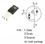 Transistor 2SK2146 Mosfet TO220 CH-N 250 V 2 A