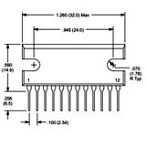 NTE7045 Procesador de Señal Salida Horizontal