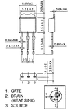 Transistor 2SK3498 Mosfet Media Potencia CH-N 400 V 1 A