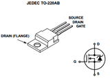 Transistor BUZ42 Mosfet TO220 CH-N 500 V 4 A