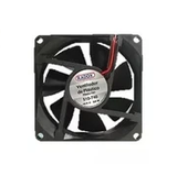 Ventilador de Plástico 12 V, 80 mm x 80 mm x 25 mm 0.25 A 510-740