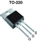 Transistor IRF510PBF Mosfet TO220 CH-N 100 V 5.6 A