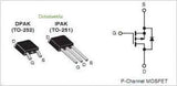 Transistor IRFR9024 Mosfet Pequeña Señal CH-P 55 V 11 A