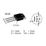 Transistor 2SK2038 Mosfet Potencia CH-N 800 V 5 A