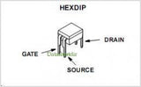 Transistor IRFD120 Mosfet Pequeña Señal CH-N 100 V 1.3 A