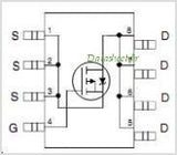 Transistor IRF7404TRPBF Mosfet Pequeña Señal CH-P 20 V 6.7 A