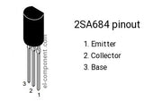 Transistor 2SA684 Pequeña Señal