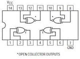 74LS266 TTL Cuatro Compuertas XNOR de 2 Entradas Positiva