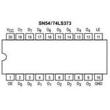 74LS373 TTL Ocho Compuertas de Seguro Transparente de 3 Salidas