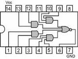 74LS54 TTL 4 Compuertas AND y 1 Compuerta OR Invertidas