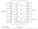 74LS145N TTL Manejador y Decodificador BCD a Decimal