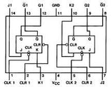 74LS73 TTL J-K Flip-Flop