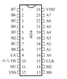 CD4034 CMOS Salida de Bus de Registro Bidireccional de 8 Estados