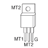 Triac 16 A 600 V TO220 Q6016LH4