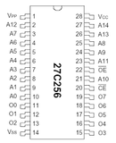 M27C256B-10F1 Memoria CMOS EPROM