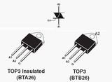 Triac 25 A 600 V TO218 BTA26-600