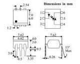 Optoacoplador H11J4 Salida Triac