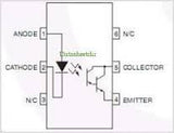 Optoacoplador MOC119 Salida Darlington NPN