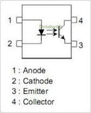 Optoacoplador TLP421-GB Salida Transistor