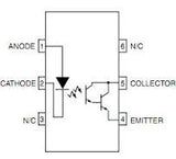 Optoacoplador MOC8050 Salida Darlington