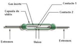 Relevador 5 V 1 Polo 1 Tiro Reed Switch