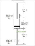 Diodo 1N5822 Schottky 40 V 3 A