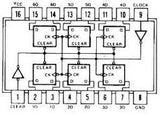 74LS174N TTL Hex/Quad D-Type Flip-Flops With Clear