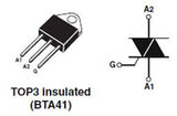 Triac 40 A 800 V TO128 BTA41-800B