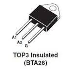 Triac 25 A 800 V TOP3 BTA26-800B