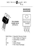 Triac 15 A 400 V TO220 MAC15A6